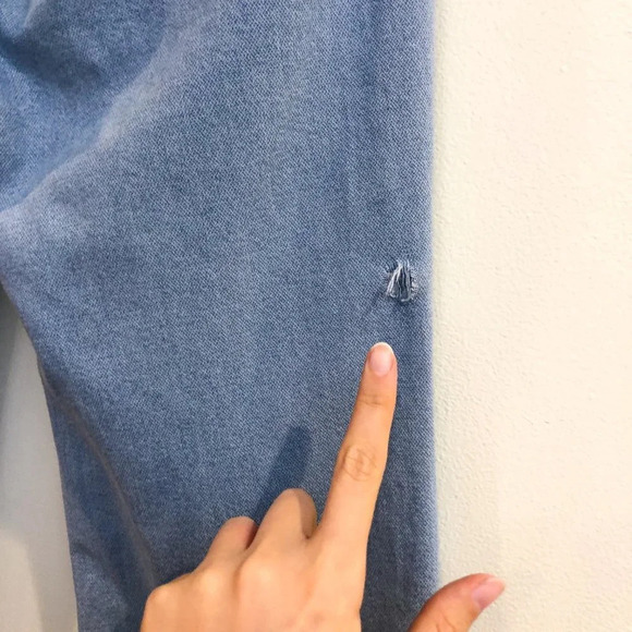 Rag & Bone Light Wash High Rise Straight Leg Cropped Designer Denim Jeans 25 - Picture 8 of 10